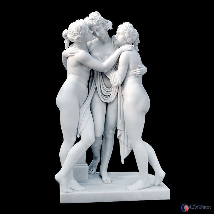 Famous modern art marble stone woman sculpture